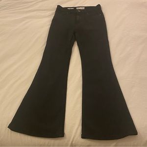 Bershka Flare Black Jeans